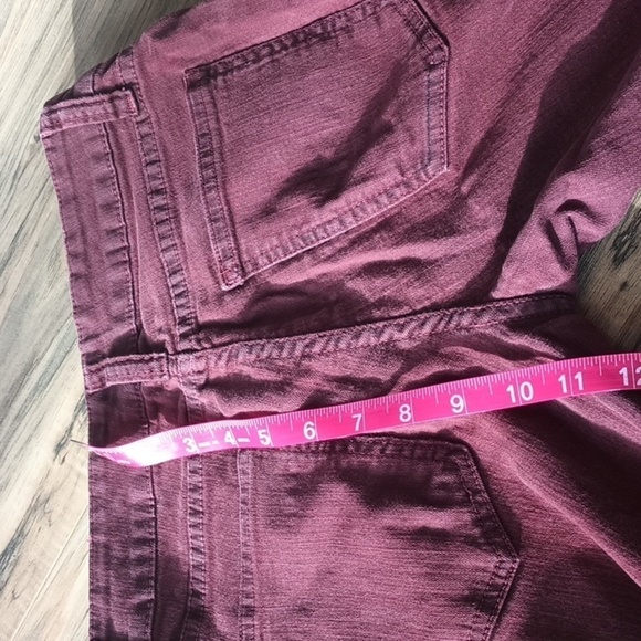 Carmar burgundy denim jeans size 27 - Picture 10 of 10